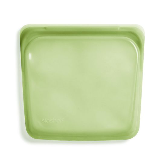Stasher Sáček silikonový na potraviny Stasher - Sandwich, 450ml Barva: zelená, Barva original: Rainbow Green, material 1: Platinový silikon