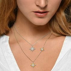 Engelsrufer Třpytivý bicolor náhrdelník s kubickými zirkony ERN-NSTAR-ZIBIG (řetízek, přívěsek)