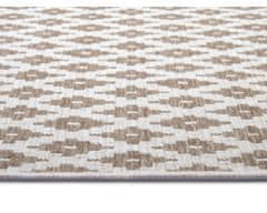 NORTHRUGS Kusový koberec Twin-Wendeteppiche 105465 Linen – na ven i na doma 80x250