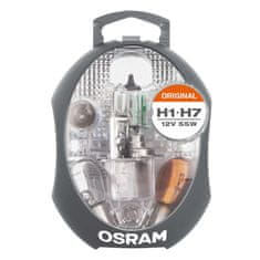 Osram OSRAM H1 H7 sada náhradních autožárovek Minibox Original CLK H1/H7