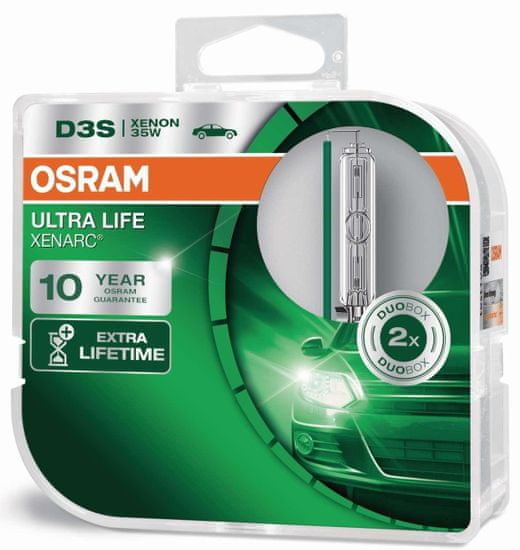Osram OSRAM D3S 35W PK32d-5 ULTRA LIFE 10 let záruka 2ks HCB 66340ULT-HCB