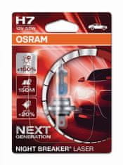 Osram OSRAM H7 12V 55W PX26d NIGHT BREAKER LASER plus 150procent více světla 1ks blistr 64210NL-01B