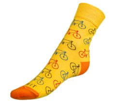 Bellatex Ponožky Kolo žluté - 39-42 - žlutá