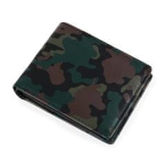 Lagen Pánská kožená peněženka BLC/4861/1120 zelená/černá