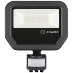LEDVANCE Reflektor LED HALOGEN 20W 2400lm 4000K IP65 Černý s pohybovými senzory a soumrakem 4058075460959