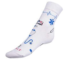 Bellatex Ponožky Zdravotnictví - 39-42 - bílá