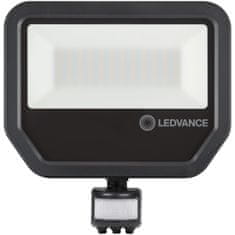 LEDVANCE Reflektor LED HALOGEN 50W 6000lm 4000K IP65 Černý s pohybovými senzory a soumrakem 4058075461031