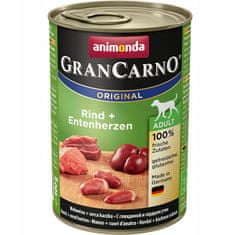 Animonda GranCarno Adult hovězí a kachní srdce 400 g