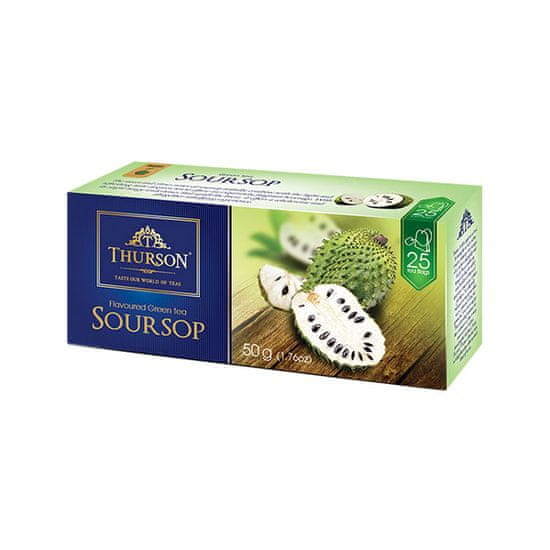 Thurson Thurson Soursop, zelený čaj (25 sáčků)