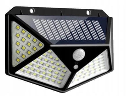 Milio LED solární lampa 70+30 SMD se senzorem