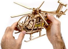 Wooden city 3D puzzle Vrtulník 173 dílů