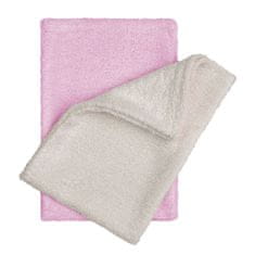 T-Tomi Koupací žínky - rukavice, natur+pink / natur+růžová
