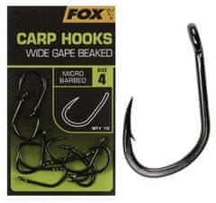 FOX Háček Carp Hooks - Wide Gape 6 - CHK229
