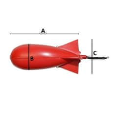 RS Fish Raketa HOOK MINI bílá