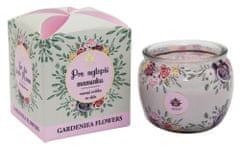 Arôme Vonná svíčka Pro nejlepší maminku, s vůní květů gardenie, 90 g