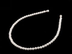 Kraftika 1ks (6mm) perlová perlová čelenka do vlasů, ozdoby