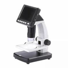 W-STAR W-Star Digitální Mikroskop LCD 3,5”, ML5005MB přísvit, stojan, černá