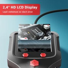 W-STAR W-Star Endoskopická kamera LEP100-2 sonda 8mm, 1080P HD LCD 2,4" kabel 2m polotvrdý