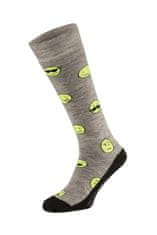 Relax Lyžařské ponožky Relax Happy S (27-30) dětské grey yellow