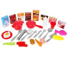 iMex Toys dětská kuchyňka s tekoucí vodou a lednicí tyrkysová