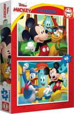 Educa Puzzle Mickey Mouse: Zábavní park 2x48 dílků