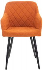 BHM Germany Jídelní židle Shila, textil, oranžová