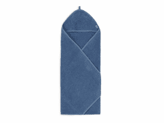 Jollein Osuška s kapucí froté 75x75 cm Jeans Blue