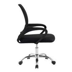 KONDELA Kancelářská židle, černá/černá, DEX 4 NEW