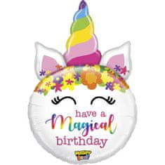 Grabo Fóliový balónek Jednorožec Have a Magical Birthday 84cm