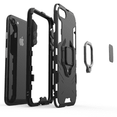 IZMAEL Odolné Pouzdro Ring Armor Case pro Apple iPhone 7/iPhone 8/iPhone SE 2020/iPhone SE 2022 - Modrá KP10319