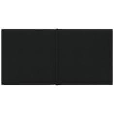 Vidaxl Nástěnné panely 12 ks černé 30 x 15 cm textil 0,54 m²
