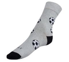 Bellatex Ponožky Fotbal - 43-46 - šedá, černá