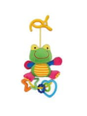 Baby Mix Plyšová hračka s chrastítkem žabka