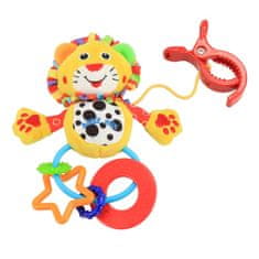 Baby Mix Plyšová hračka s chrastítkem gepardík