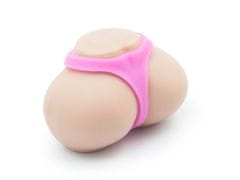 Antistresový zadeček, silikonový míček ve tvaru zadečku s růžovými kalhotkami