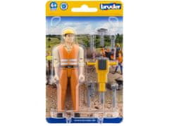 Bruder Figurka stavební dělník