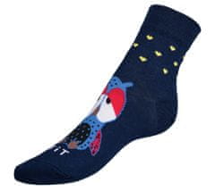 Bellatex Ponožky Sovy - 39-42 - modrá