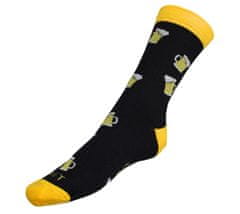 Bellatex Ponožky Přines mi pivo - 39-42 - černá, žlutá