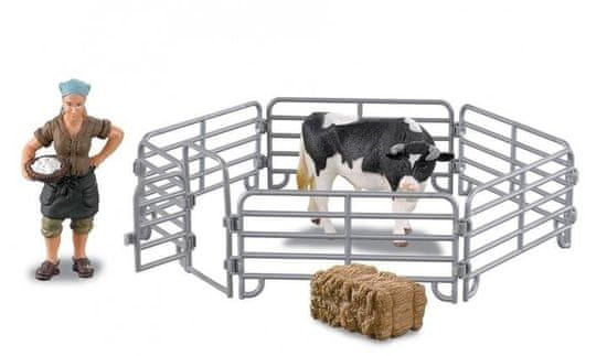 FARMEE Farmee-sada Z02 - Hospodyňka s býkem