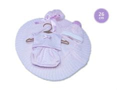 Llorens M26-306 obleček pro panenku miminko NEW BORN velikosti 26 cm