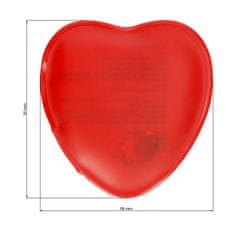 Elasto Gelová hřejivá podložka "Heart", malá, Červená