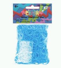 Rainbow Loom Original-gumičky-300ks-třpytivá modrá