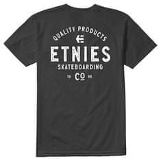 Etnies triko ETNIES Skate Co Tee BLACK /WHITE S