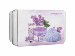 Dermacol 200g lilac flower shower body scrub, tělový peeling