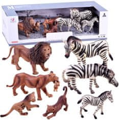 JOKOMISIADA Sada Safari zvířat, figurky lva, zebry ZA2987