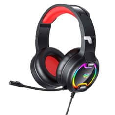 Havit Gamenote H2233D RGB herní sluchátka 3.5mm jack, černé