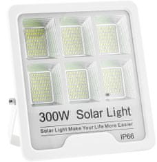 Foxter ETD300W Solární LED reflektor, IP66, dálkové ovládání, 300W