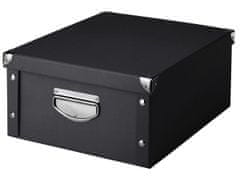 Zeller Box pro skladování, 40x33x17 cm, barva černá