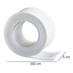 Wenko Široká těsnicí páska pro sprchovou vaničku, 3,5 m, šířka 5 cm