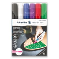 Schneider Akrylový popisovač Paint-It 320 souprava V1, 6 barev